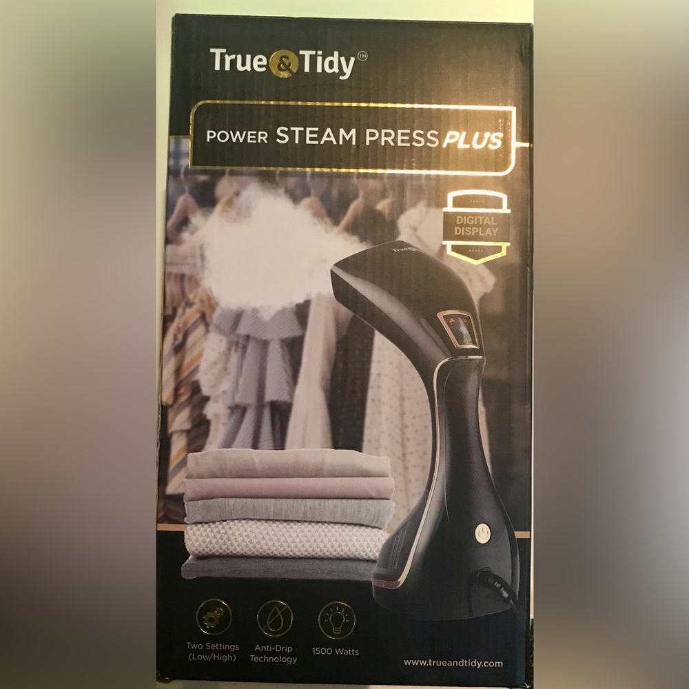 NEW IN BOX True & Tidy | HS-26 Handheld Portable Power Steam Press